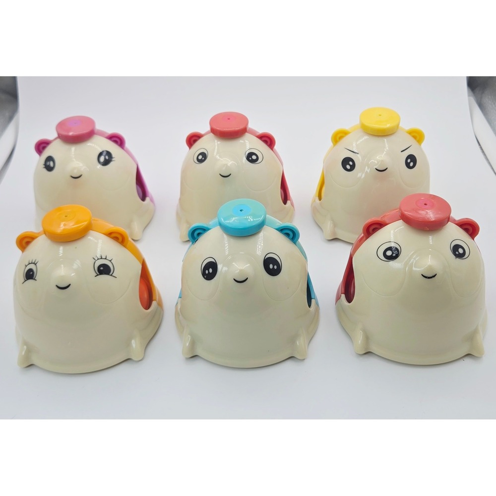 6 Note Hamster Mouse Colorful  Handbell  Set Touchbell 6 piece Set